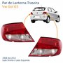 Par de Lanterna Traseira Vw Gol G5 2008 Até 2012