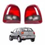 Par de Lanterna Vw Gol G2 1995 Até 1999 Bicolor