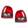 Par de Lanterna Vw Gol G2 1995 Até 1999 Bicolor