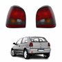Par de Lanterna VW Gol G2 1995 Até 1999 Bicolor Fumê