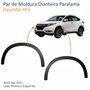Par de Moldura Dianteira Paralama Hyundai Hrv 2016 Até 2021