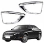 Par de Moldura Farol Auxiliar Ford Fusion 2010 Até 2012 Cromada