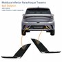 Par de Moldura Inferior Parachoque Traseiro Byd Dolphin 2023 2024