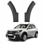 Par de Moldura Parachoque Dianteiro Renault Sandero Stepway 2012 Até 2014