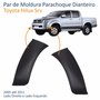 Par de Moldura Parachoque Dianteiro Toyota Hilux Srv 2005 Até 2011