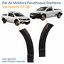 Par de Moldura Parachoque Dianteiro Vw Saveiro G7 G8 2017 Até 2023