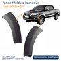 Par de Moldura Parachoque Toyota Hilux Srv 2012 Até 2015