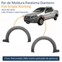 Par de Moldura Paralama Fiat Strada Working 2014 Até 2019 Dianteiro