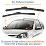 Par de Palheta Dianteira Universal 19” e 17” Ford Ka 1997 Até 2021
