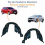 Par de Para-barro Dianteiro Renault Logan Sandero 2014 Até 2022
