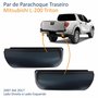 Par de Parachoque Traseiro Mitsubishi L-200 Triton 2007 Até 2017 Sem Pisante