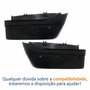 Par de Parachoque Traseiro Mitsubishi L-200 Triton 2007 Até 2017 Sem Pisante