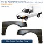 Par de Paralama Fiat Fiorino 1988 até 2003 Sem furo