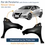 Par de Paralama Nissan Versa 2021 Até 2025