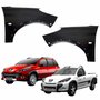 Par de Paralama Peugeot 207 Escapade Hoggar 2008 Até 2015