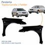 Par de Paralama Toyota Corolla Fielder 2003 Até 2008