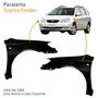 Par de Paralama Toyota Filder 2003 Até 2008