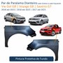 Par de Paralama Vw Gol Voyage G8 2018 Até 2023 Saveiro G7 2017 Até 2023