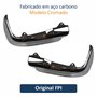 Par de Ponteira Parachoque Traseiro Toyota Hilux 2016 Até 2023 Cromado Original FPI