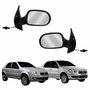 Par de Retrovisor Fiat Palio Siena Es Attractive 2011 2012 4 Portas Com Controle METAGAL