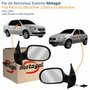 Par de Retrovisor Fiat Palio Siena Es Attractive 2011 2012 4 Portas Com Controle METAGAL