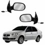 Par de Retrovisor Fiat Siena Es Attractive 2011 2012 4 Portas Com Controle METAGAL