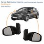 Par de Retrovisor Ford Focus 2016 Até 2019 Com Pisca Elétrico