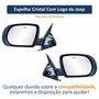 Par de Retrovisor Jeep Compass 2021 Até 2023 Com Pisca Foldway