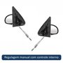 Par de Retrovisor Vw Saveiro G2 1998 Até 2000 Com Controle