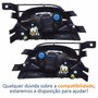 Par Farol Auxiliar De Milha Honda New Civic 2006 2007 2008