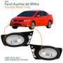 Par Farol Auxiliar De Milha Honda New Civic 2009 2010 2011