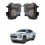 Par Farol Auxiliar De Milha Mitsubishi L-200 Triton 2021 Até 2023