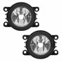 Par Farol Auxiliar de Milha Peugeot 207 2008 até 2014 307 2001 até 2011 Renault Sandero 2007 até 2019 Logan 2007 até 2019 Citroen C3 2002 até 2012 C4 2007 até 2009 Vidro Aro Prata