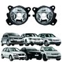 Par Farol Auxiliar de Milha Vw Gol Voyage Saveiro G5 Golf 2008 Até 2013 Fox 2011 Até 2014 Polo 2007 Até 2012