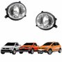 Par Farol Auxiliar De Milha Vw Saveiro Cross G5 2009 Até 2013 Saveiro Cross G6 2013 Até 2016 Crossfox 2011 Até 2014