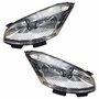 Par Farol Citroen C4 Gran Picasso 2007 2008 2009 2010 Máscara Cromada Com Pisca