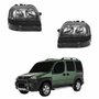 Par Farol Fiat Doblo 2002 Até 2009 Mascara Negra