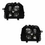 Par Farol Fiat Doblo 2002 Até 2009 Mascara Negra