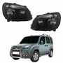Par Farol Fiat Doblô 2010 Até 2018 Máscara Negra