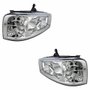 Par Farol Fiat Ducato 2005 Até 2015 Mascara Cromada