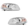 Par Farol Fiat Palio G4 2008 Até 2012 Siena G4 2010 Até 2012 Strada G4 2014 Até 2019 Mascara Cromada
