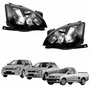 Par Farol Gm Corsa 2003 até 2012 Montana 2003 até 2010 Foco Duplo Máscara Negra Pisca Raiado