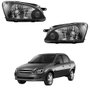 Par Farol Gm Corsa Classic 2011 Até 2016 Mascara Negra