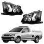 Par Farol Gm Montana 2003 até 2010 Foco Duplo Máscara Negra Pisca Raiado