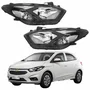 Par Farol Gm Onix 2017 Até 2020 Máscara Negra