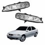 Par Farol Gm Vectra 2000 Até 2005 Máscara Cromada