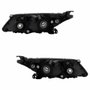 Par Farol Honda City 2014 2015 2016 2017 Mascara Cromada