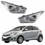 Par Farol Hyundai Hb20 2012 Até 2019 Máscara Cromada