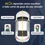 Par Farol Hyundai Hb20 2012 Até 2019 Máscara Cromada