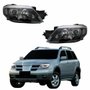 Par Farol Mitsubishi Airtrek 2004 2005 2006 2007 2008 Mascara Negra